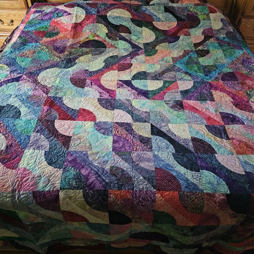 100 machine quilted - 75×100",