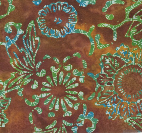 Harvest fantasy batik quilt - batik,